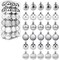 1.6in 36-Piece Shatterproof Christmas Balls - Xmas Tree Ornaments